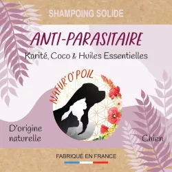 SHAMPOING SOLIDE ANTI-PARASITAIRE by Natur,O,Poil