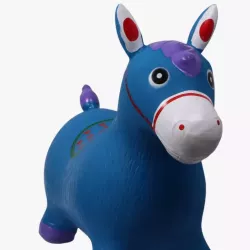 Jouet Jumpy horse bleu