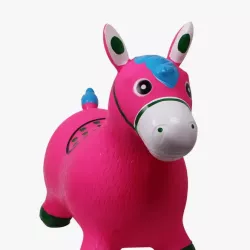 Jouet Jumpy horse rose